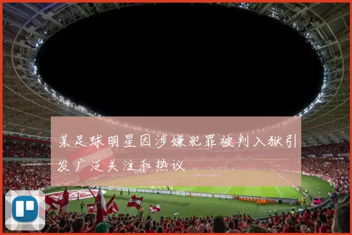 某足球明星因涉嫌犯罪被判入狱引发广泛关注和热议