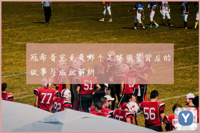冠希哥究竟是哪个足球明星背后的故事与成就解析
