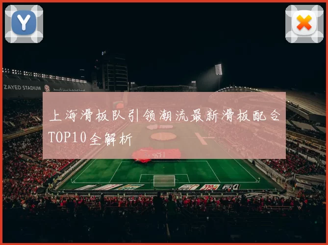 上海滑板队引领潮流最新滑板配合TOP10全解析